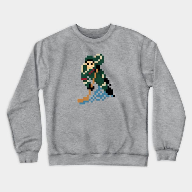 16-Bit Ice Hockey - Minnesota Crewneck Sweatshirt by The Pixel League